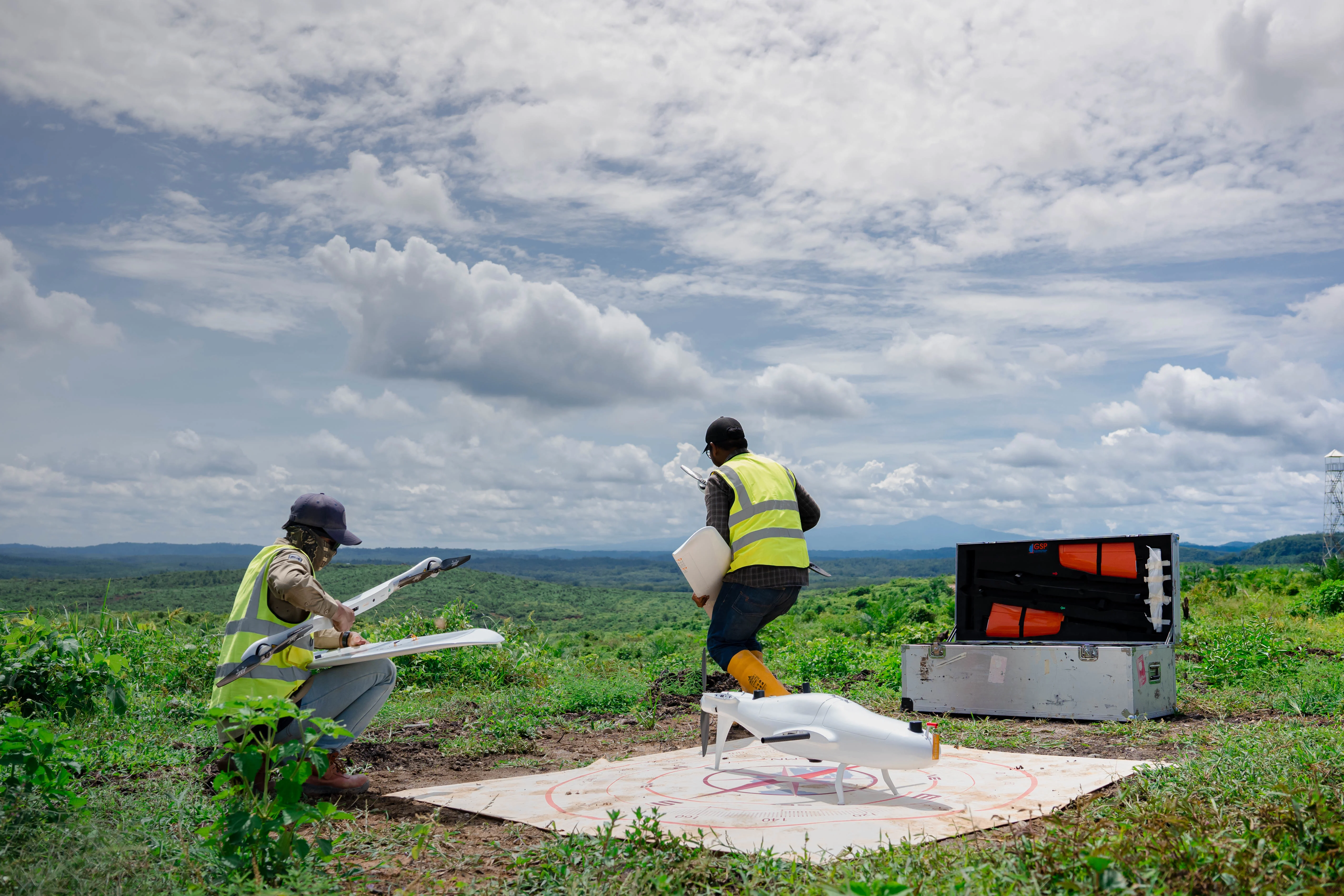Survey LiDAR Kawasan Tambang PT Bukit Asam
